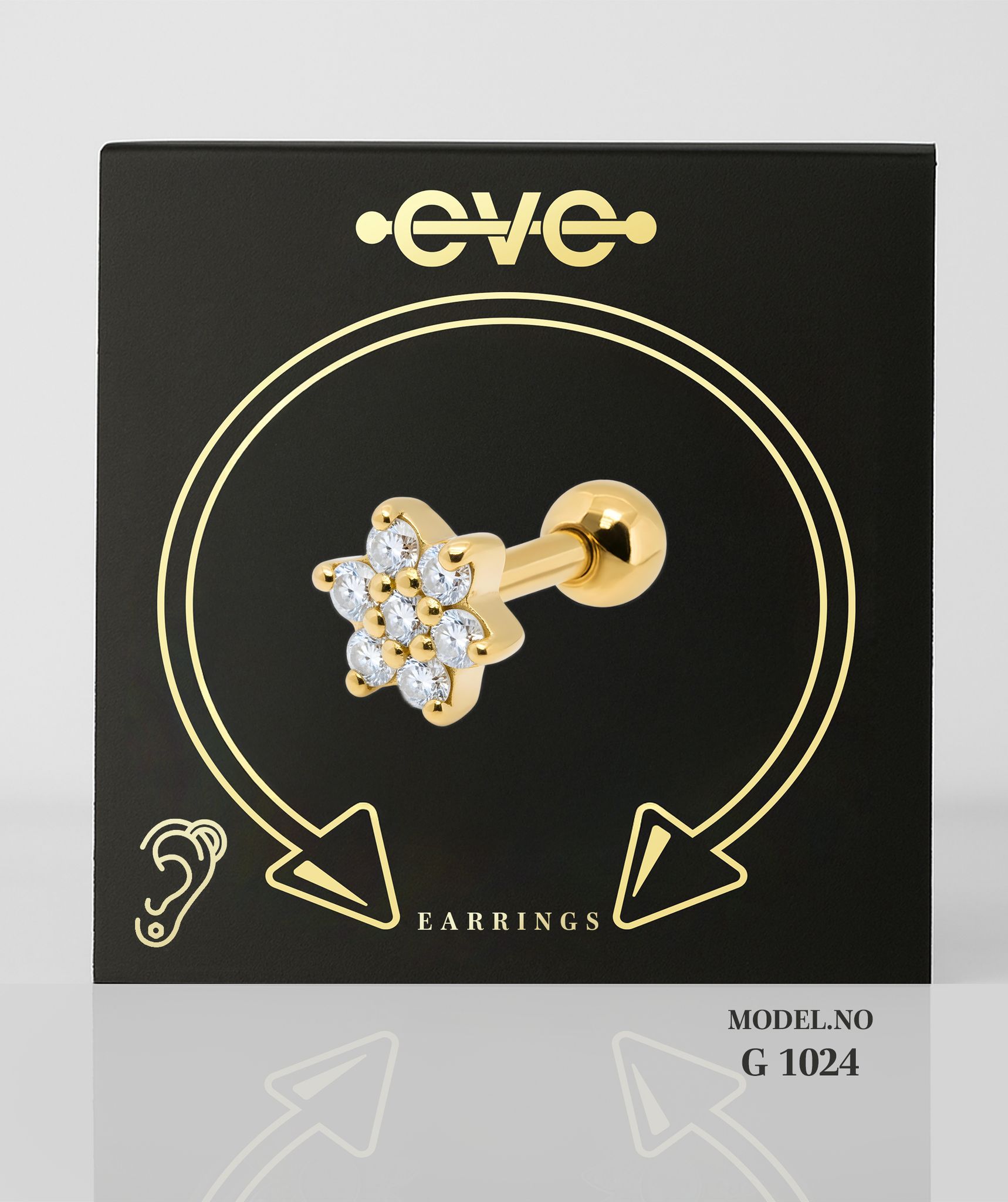 EVE Earrings Gold - G 1024 Ear Ring