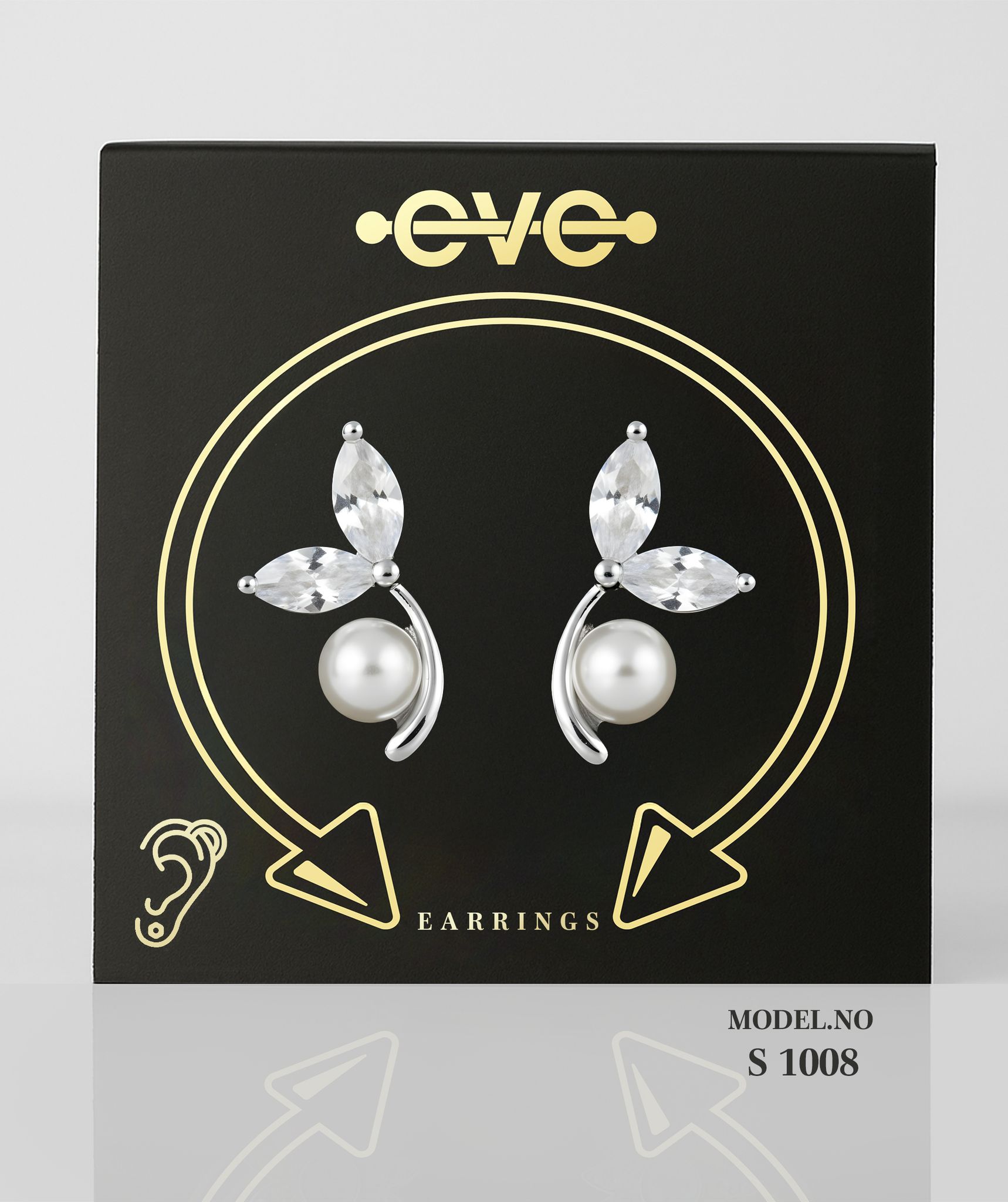EVE Earrings Silver - S 1008 Ear Ring