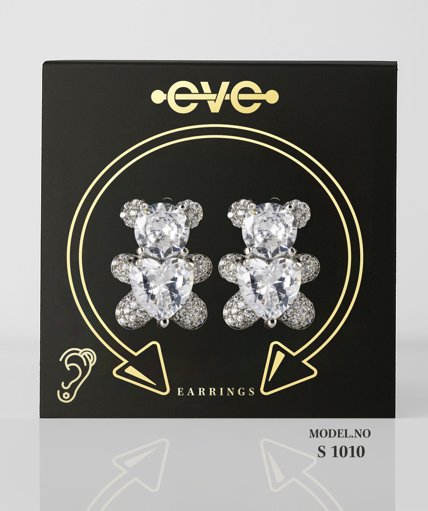 EVE Earrings Silver - S 1010 Ear Ring