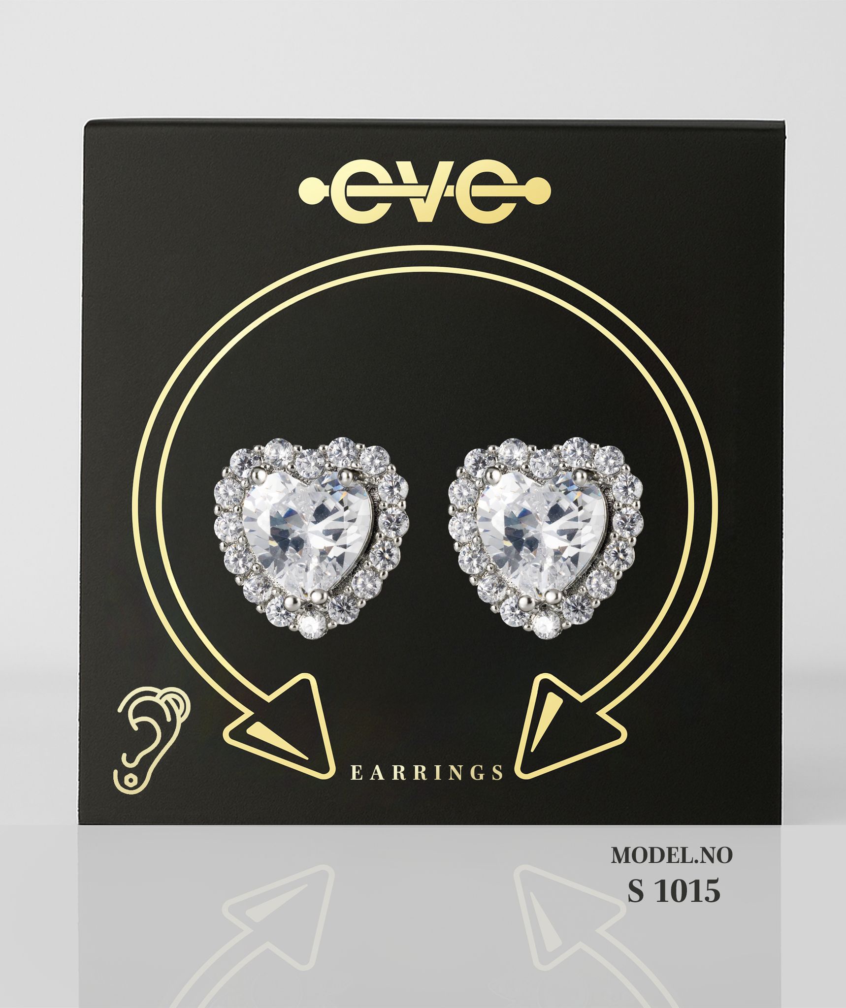 EVE Earrings Silver - S 1015 Ear Ring