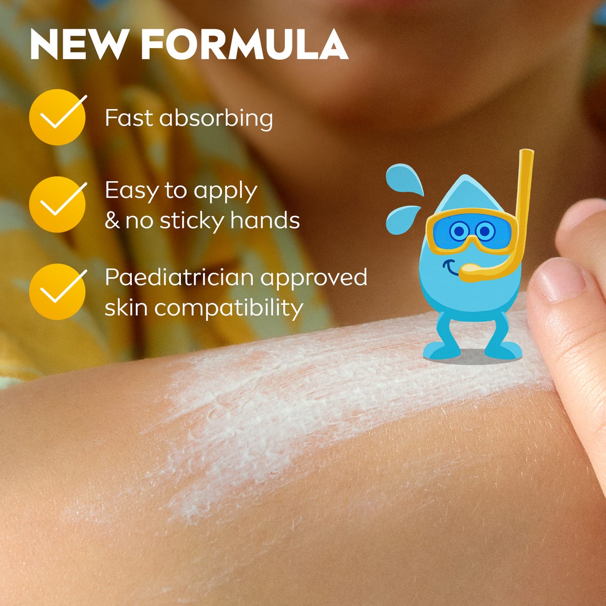 نيفيا لوشن للأطفال بعامل حماية ٥٠ من أشعة الشمس أثناء اللعب و السباحة ١٥٠ مل