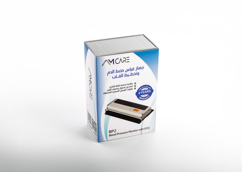 ايه ام كير جهاز ضغط مع رسم للقلب وبلوتوث